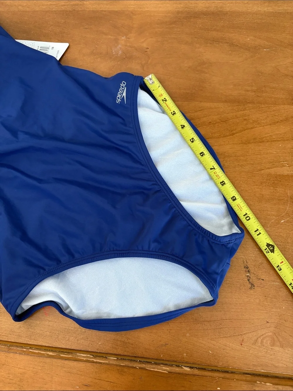 Speedo NWT Blue One-Piece Swimsuit with Pink Trim Size 18